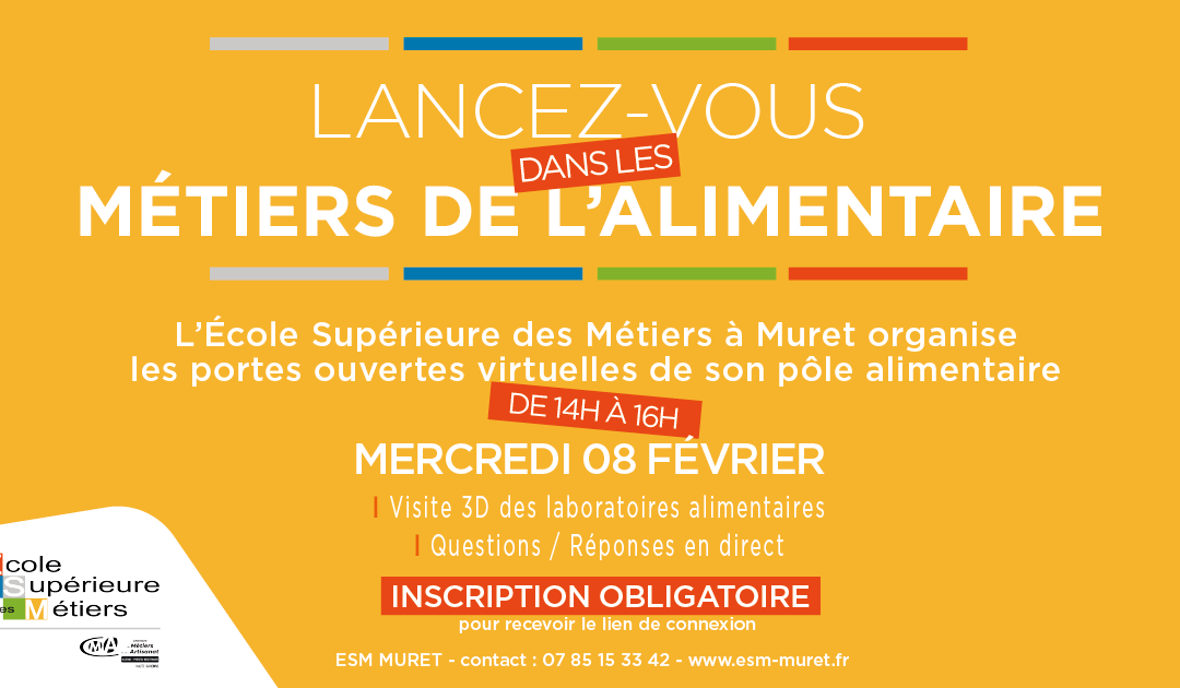Journée Portes Ouvertes Virtuelles du 08/02