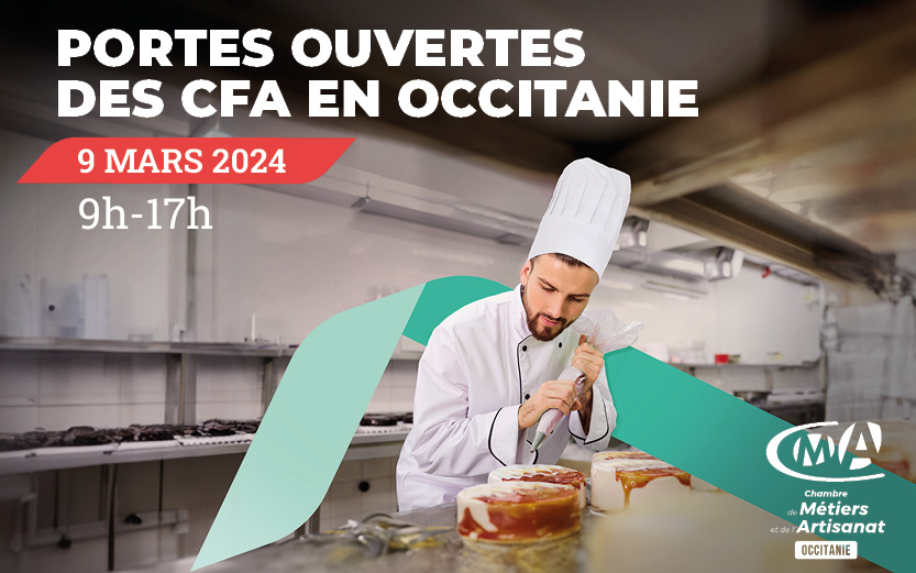 JPO dans les CFA de la chambre de métiers et de l'artisanat d'Occitanie